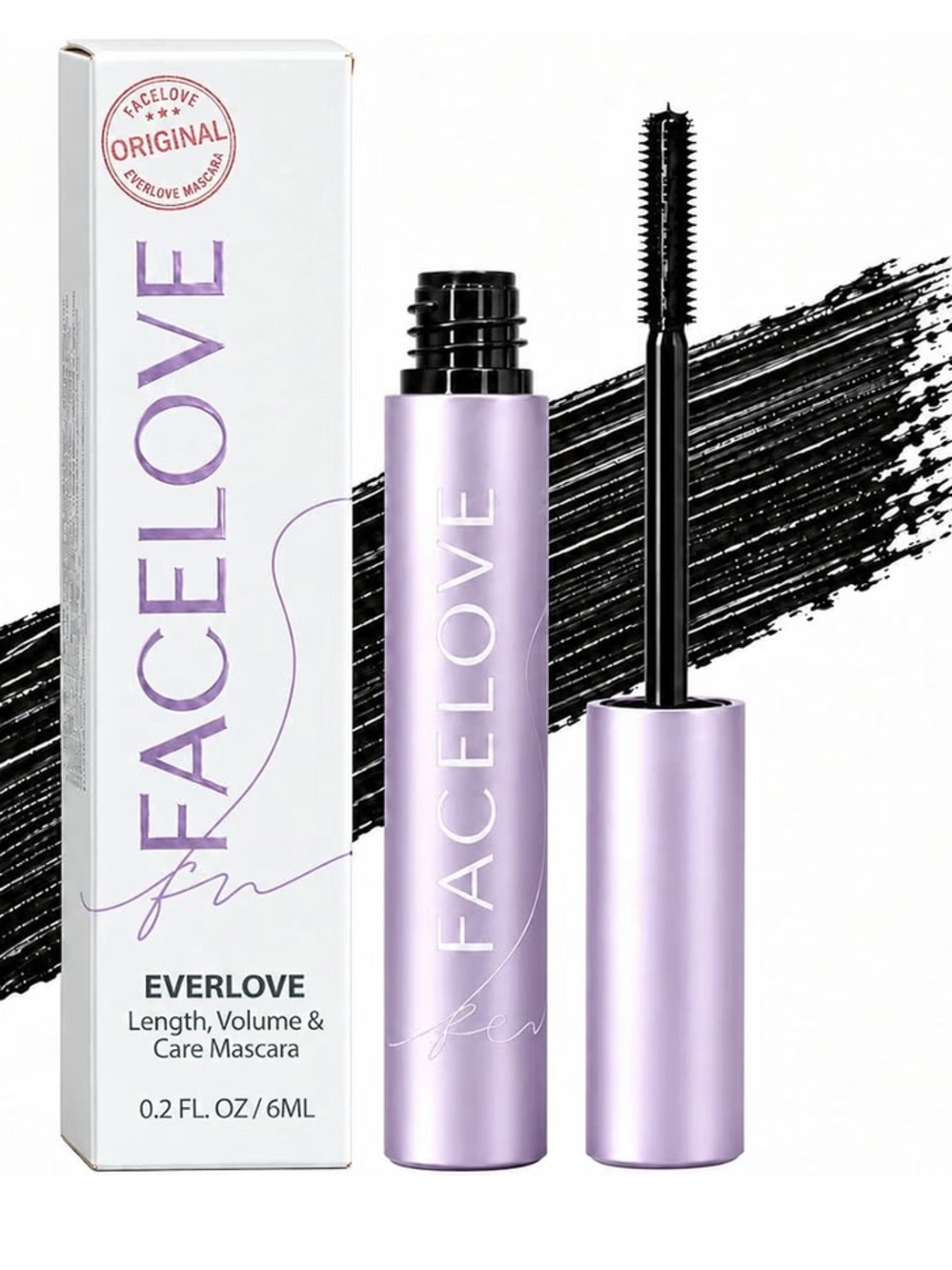 FaceLove Length & Volume Mascara — Black